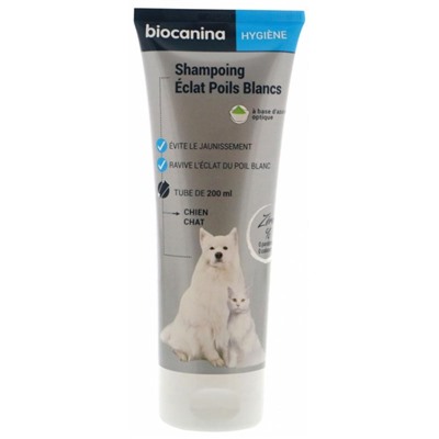 Biocanina Shampoing ?clat Poils Blancs 200 ml