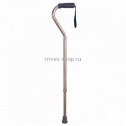 Трость TRIVES (с мягкой ручкой и ремешком, цвет серебро) CA834L4