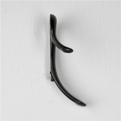 Крючок мебельный CAPPIO DUCK, двухрожковый, цвет черный