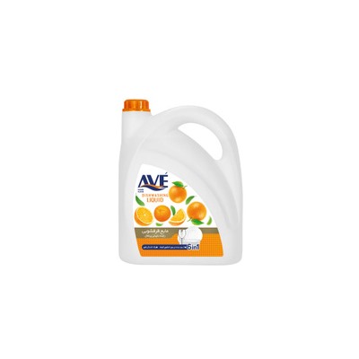 "AVE" Средство для мытья посуды (3750г) Апельсин и цветы.4