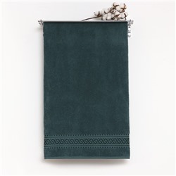 Полотенце махровое Pirouette 50Х90см, цвет зелёный, 420г/м2, 100% хлопок