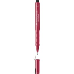 Капиллярные ручки Ecco Pigment, красный, 0,1 мм, в картонной коробке, 10 шт