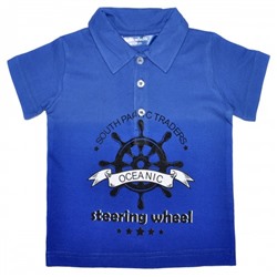 Рубашка-поло детская "Oceanic steering wheel"