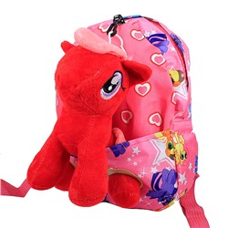 Мягкий текстильный рюкзак c игрушкой «Единорог»