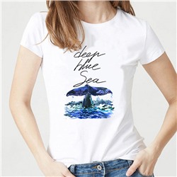 Женская футболка "Deep blue sea", №261