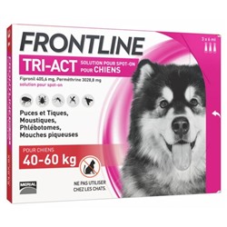 Frontline TRI-ACT Chiens 40-60 kg 3 Pipettes