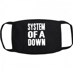 Маска на лицо от вирусов "System of a Down" (многоразовая)