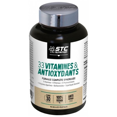 STC Nutrition 33 Vitamines and Antioxydants 90 G?lules V?g?tales