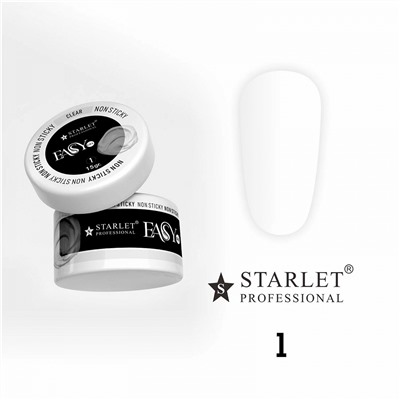 Гель для моделирования и укрепления ногтей Starlet Professional Easy 15гр, тон 01