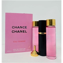 Парфюмерный набор Chanel Chance Eau Tendre 3в1 100мл