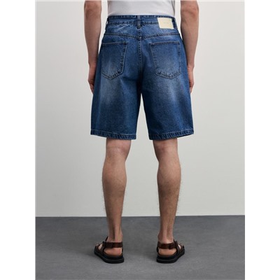 шорты джинсовые мужские индиго