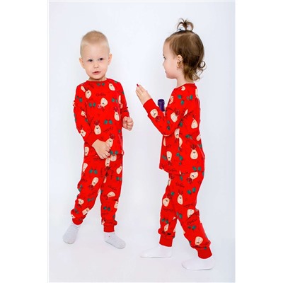 Пижама с брюками для девочки Сплюша Красный