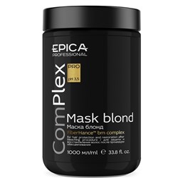 Маска блонд для защиты и восстановления волос после обесцвечивания ComPlex PRO Epica 1000 мл