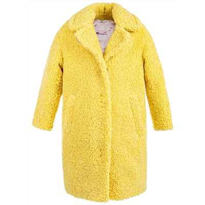 Пальто 6з5621 желтый