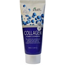 Ekel Foam Cleanser collagen - Очищающая пенка с натуральными экстрактами collagen 100мл