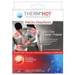 TheraPearl ThermHot 2 Patchs Chauffants Cou-Dos-?paule-Poignet