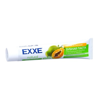 Зубная паста EXXE natural "Таурин и папаин", 75 мл