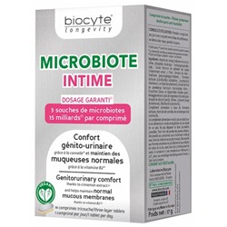 Biocyte Longevity Microbiote Intime 14 Comprim?s