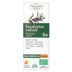 NatureSun Aroms Huile Essentielle Eucalyptus Radiata (Eucalyptus radiata) Bio 10 ml
