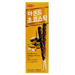 Соломка в шоколаде с миндалем Sunyoung (3 шт.), Корея, 54 г. Акция