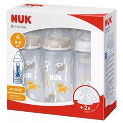 NUK First Choice+ Coffret de Biberons 0-6 Mois