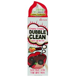 Кремовая зубная паста с очищающими пузырьками и экстрактом красного грейпфрута Dubble Clean Mukunghwa, Корея, 110 г Акция