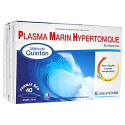 Biotechnie Plasma Marin Hypertonique 40 Ampoules