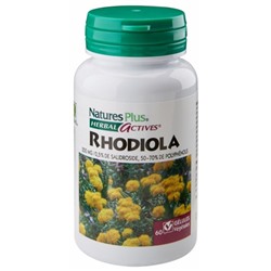 Natures Plus Herbal Actives Rhodiola 60 G?lules V?g?tales