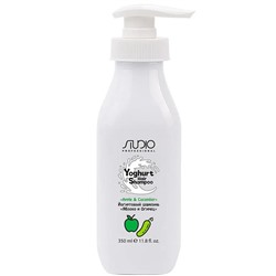 Kapous Йогуртовый шампунь для волос «Яблоко и огурец» 350 мл