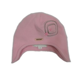 S2061 BF Зимняя флисовая шапка розовая