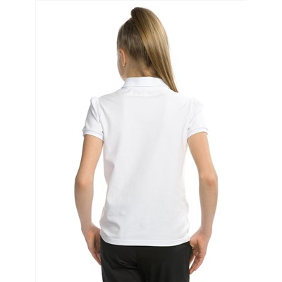 Джемпер (модель "футболка") для девочек Белый(2)