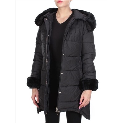 B15-888 BLACK Куртка зимняя женская KEMIRA (200 гр. холлофайбера)