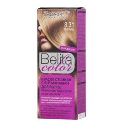 Белита-М Belita сolor  Краска стойкая с витаминами для волос № 8.31 Пшеница (к-т)
