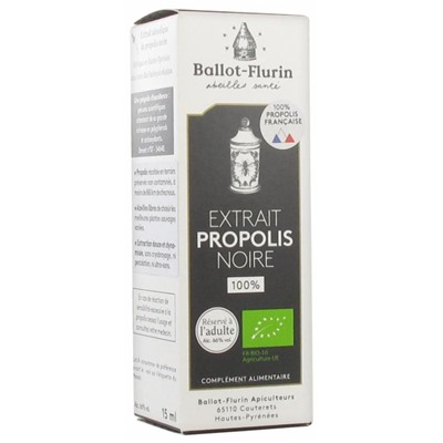 Ballot-Flurin Extrait de Propolis Noire Bio 15 ml