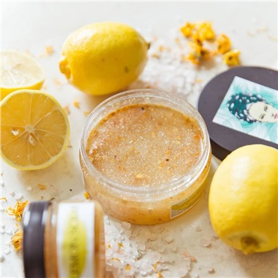 Скраб лимонный с витамином С 430гр