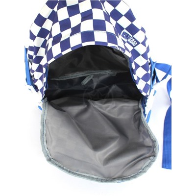 Комплект MF-8108  (рюкзак+2шт сумки+пенал+монетница)  1отд,  6внеш+1внут/карм,  синий/бел 256351