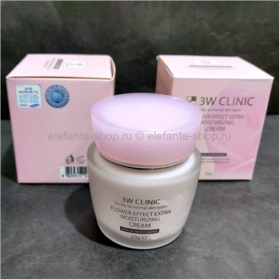 Крем для лица 3W CLINIC Flower Effect Extra Moisturizing Cream 50g (51)