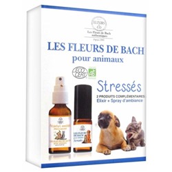 Elixirs and Co Les Fleurs de Bach Kit pour Animaux Stress?s