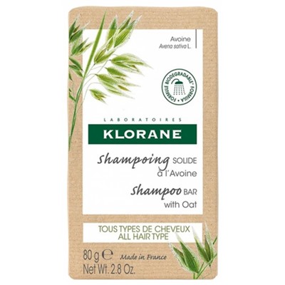 Klorane Shampoing Solide ? l Avoine 80 g