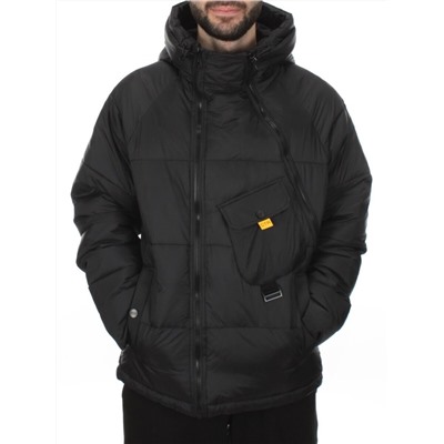 MR-7744 BLACK Куртка мужская зимняя (150 гр. холлофайбер)