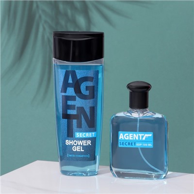 Подарочный набор для мужчин Agent Secret: гель для душа, 250 мл+ парфюмерная вода, 100 мл