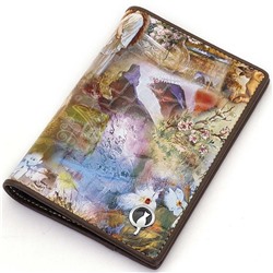 Женская кожаная обложка для паспорта Sergio Valentini СВ 8149-005/1