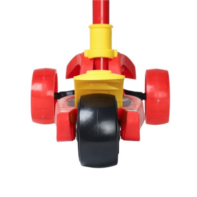 Самокат 3-х колесный COMIRON Yeenot Панда / E300/1 /уп 8/ желтый с красным