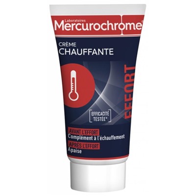 Mercurochrome Cr?me Chauffante 150 ml