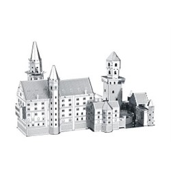 Объемная металлическая 3D модель  Neuschwanstein Castle  арт.K0059/B31127