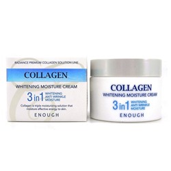Крем для лица увлажняющий Enough Collagen Whitening Moisture Cream 3 in 1 отбеливающий с коллагеном 3 в 1, 50 мл