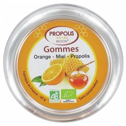 RedonPropolis Redon Gommes Orange Miel Propolis 45 g