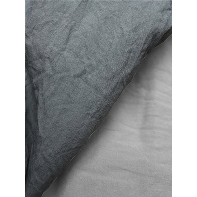 КПБ мако-сатин жатый Агат, серый (tr-200630-gr)