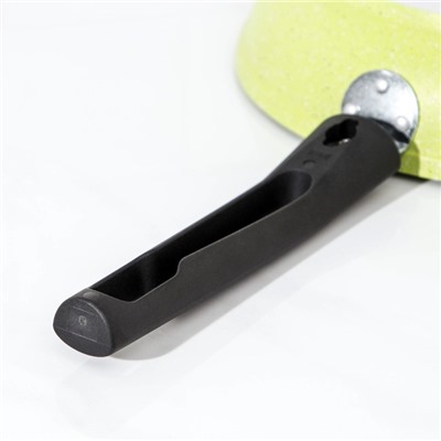 Сковорода Trendy style, d=22 см, съёмная ручка, антипригарное покрытие, цвет зелёный