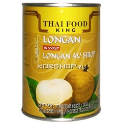 Лонган в сиропе Thai Food King, Таиланд, 565 г, Акция